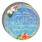 Botanical Watercolor Family Cruise Door magnet