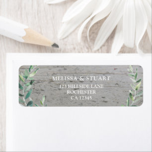 Botanical Watercolor olive branch on wood