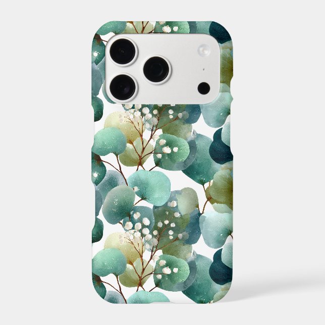 Botanical Watercolor Pattern: Seamless Background  (Back)