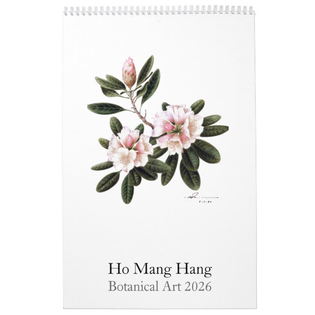 Botanical Watercolors Calendar 2026 (Cover)