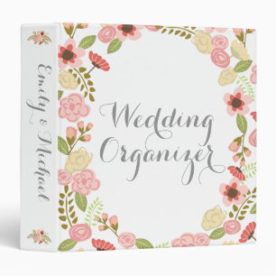 Botanical Wedding Organizer Binder