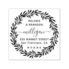 Botanical Wedding Script Name & Return Address