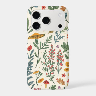Botanical Whimsical Mushrooms & Wildflowers