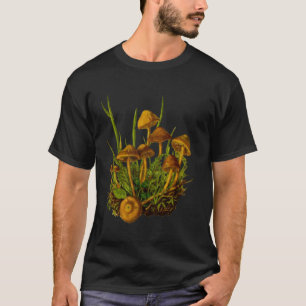 Botanical Wild Mushrooms Fungiphile Mycology T-Shirt