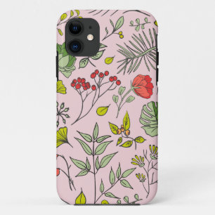 Botanical Wildflower Garden iPhone 11 Case
