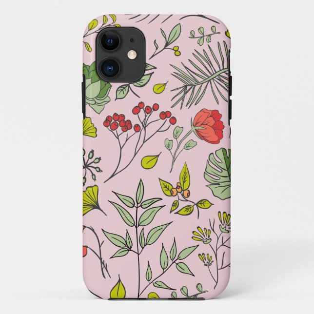 Botanical Wildflower Garden Case-Mate iPhone Case (Back)