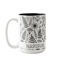 Botanical Wildflower Meadow Personalized Colouring