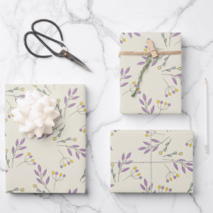 Botanical Wrapping Paper Sheets