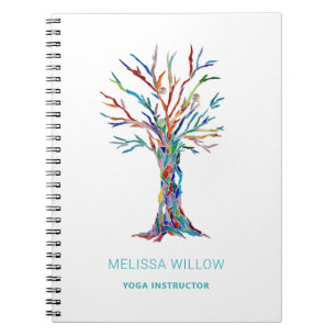Botanical Yoga Instructor Notebook