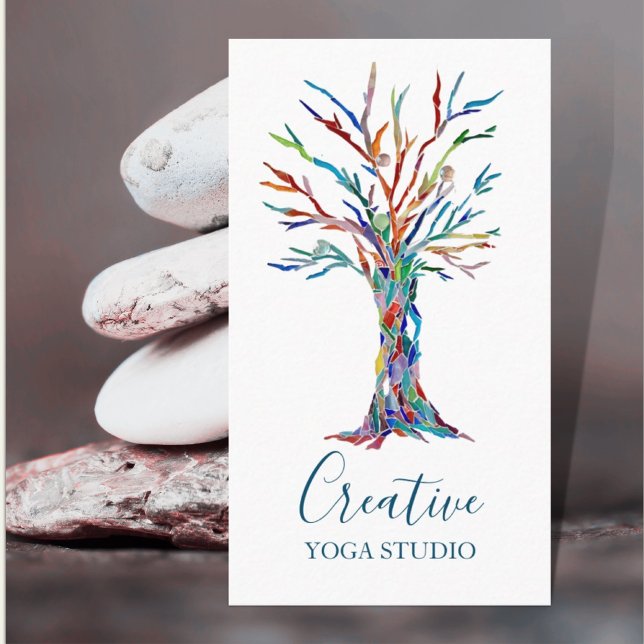 Botanical Yoga Studio Business Card (Creator Uploaded)
