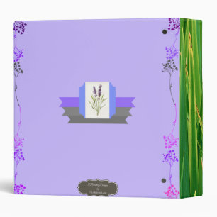 Botanicals and Essential Oils Organizer Binder