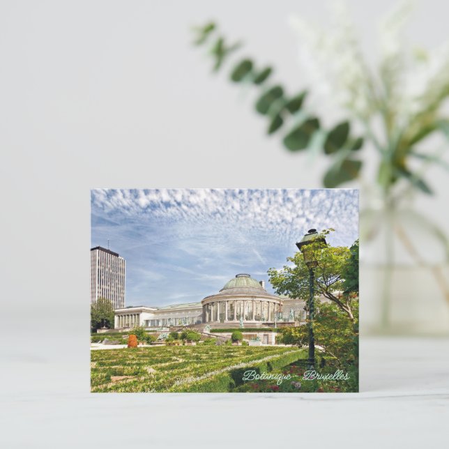 Botanique parc in Brussels Holiday Postcard (Standing Front)