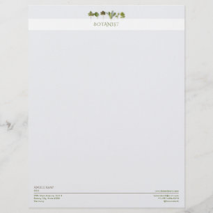 Botanist Business Letterhead