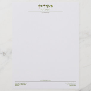 Botanist Business Letterhead