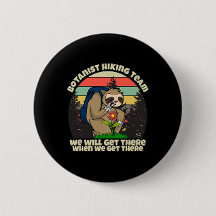 Botanist Hiking Team 2 Inch Round Button