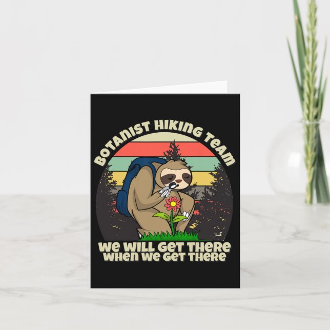 Botanist Hiking Team  Card (Front)