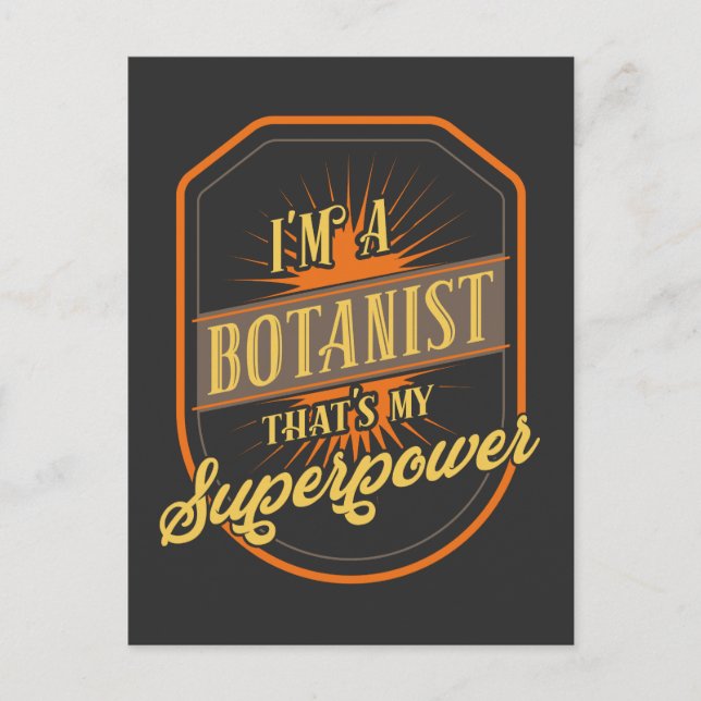 Botanist Postcard (Front)