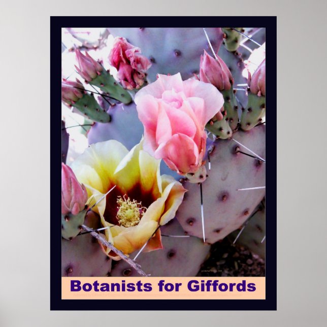 Botanists For Giffords Poster (Front)