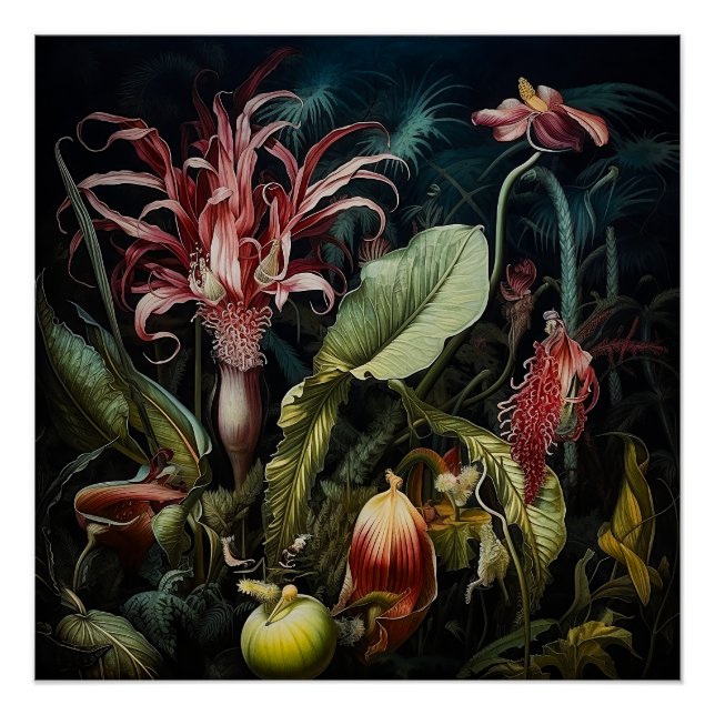 Botanticals in a Jungle Poster (Front)