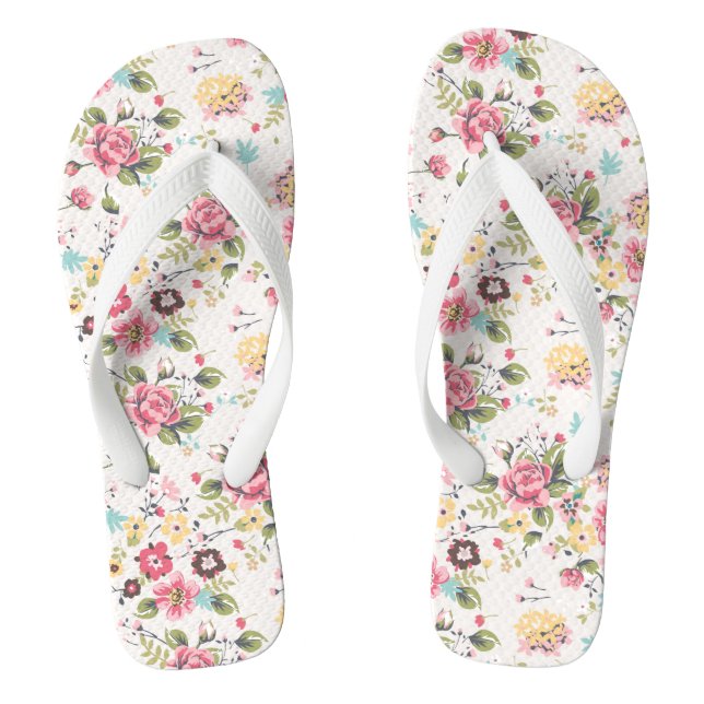 Botany Bliss Flower Flip Flops (Footbed)