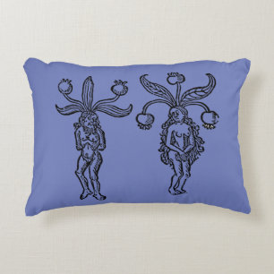 Botany: Mandrake, 1476 Decorative Pillow