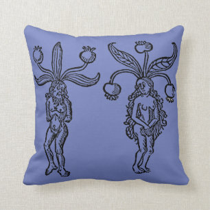 Botany: Mandrake, 1476 Throw Pillow