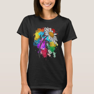 Botany Nature Gardener Flower Blossoms Colourful D T-Shirt