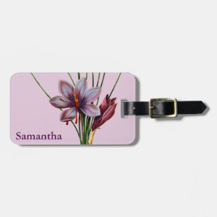 Botany: Saffron Luggage Tag