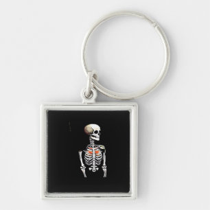 Botany - Whimsigoth Vintage Skeleton With Colourfu Keychain