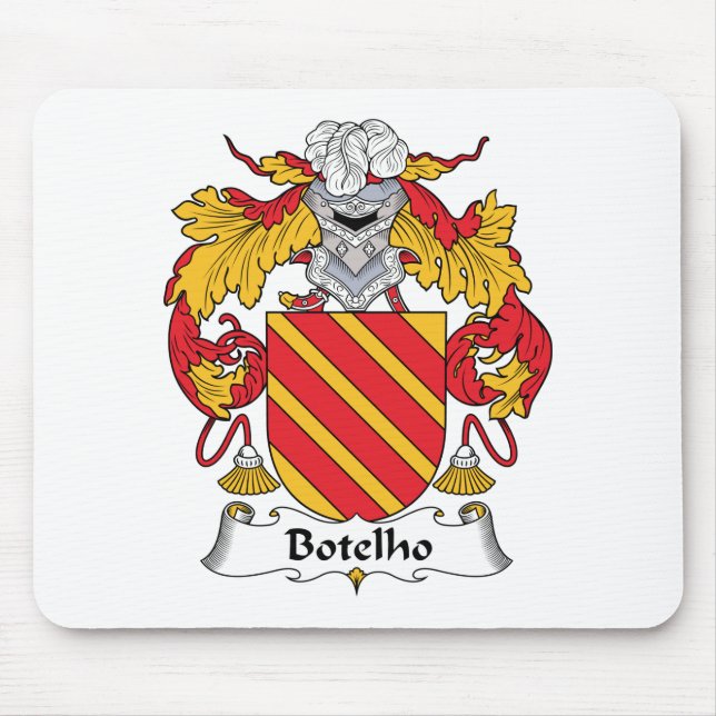 Botelho Family Crest Mouse Pad (Front)