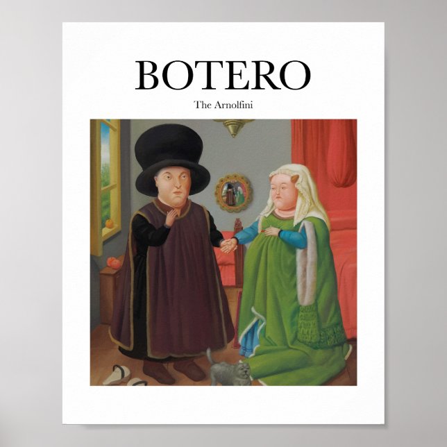 Botero - The Arnolfini  Poster (Front)