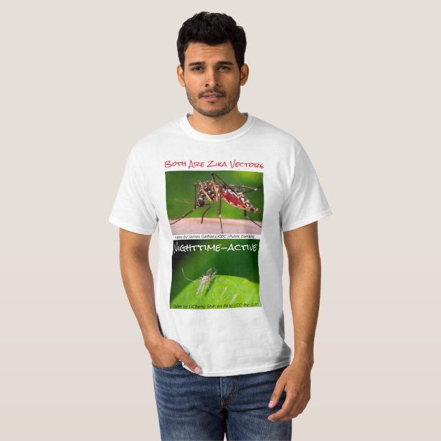 Both Are Zika Vectors Shirt by RoseWrites (Front Full)