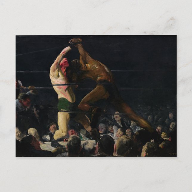 Both Members of This Club George Bellows Postcard (Front)