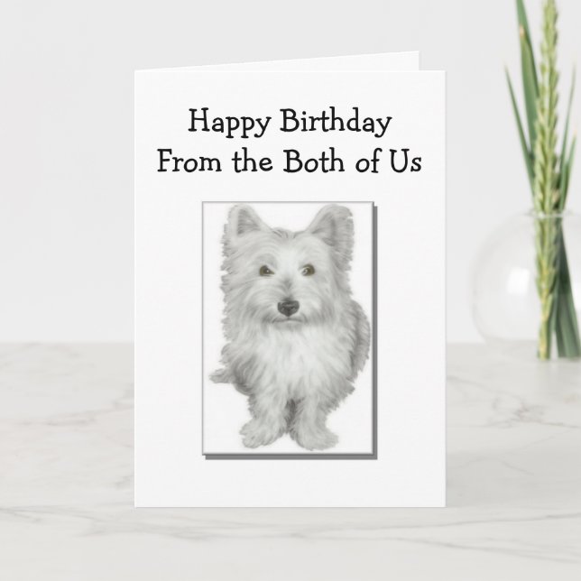 Both of Us - Birthday Card (Front)