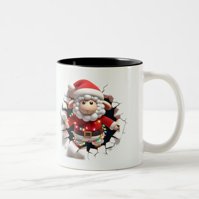 Both Side 3D Christmas | Merry Christmas Mug (Droit)