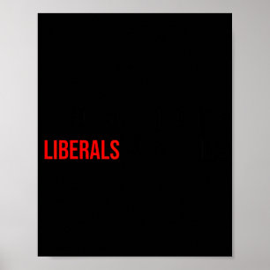 (both Side) Don't Make Fun Of Liberals Without Me Poster