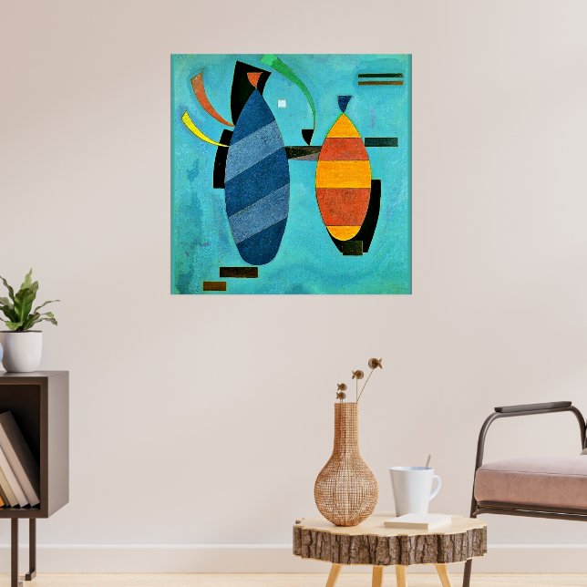 Both Striped by Kandinsky Poster (Living Room 3)