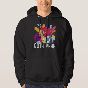 Both Yeah Bi Bisexual Rainbow Pride Bisexuality LG Hoodie