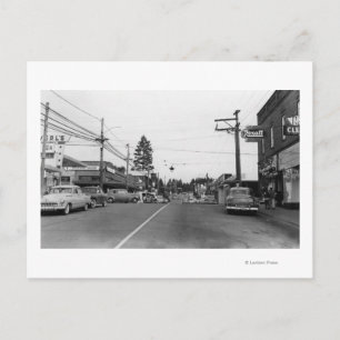 Bothell, WA - Downtown Street Scene Photograph 2 Postcard