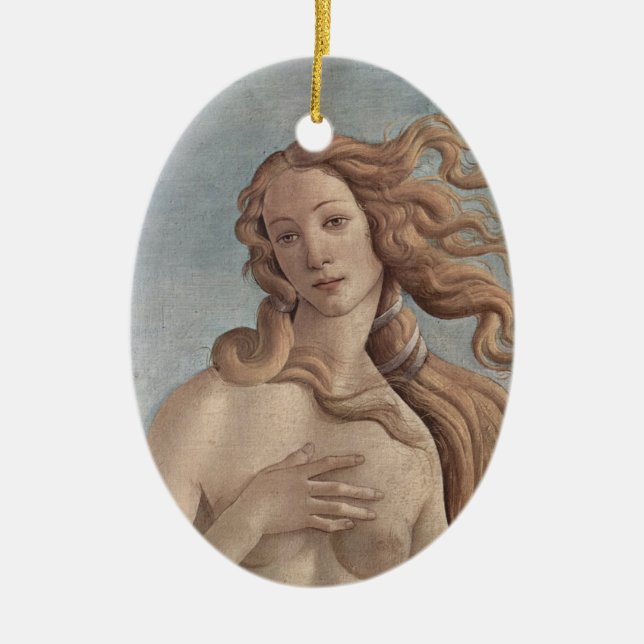 Boticelli's Birth of Venus Ornament (Front)