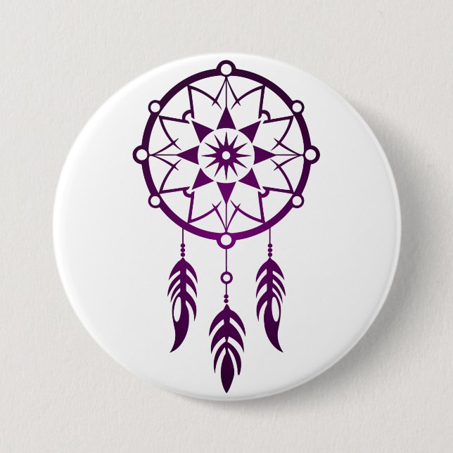 📌✨ Bóton (Button) Filtro dos Sonhos Roxo 3 Inch Round Button (Front)