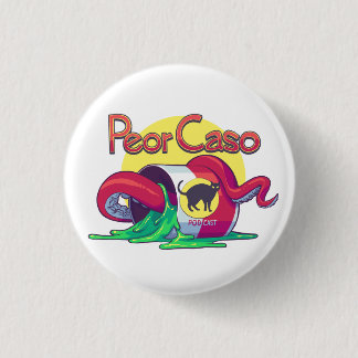 Boton de Peor Caso 1 Inch Round Button