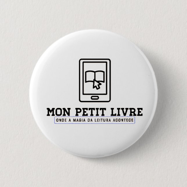 Boton Mon Petit Free 2 Inch Round Button (Front)