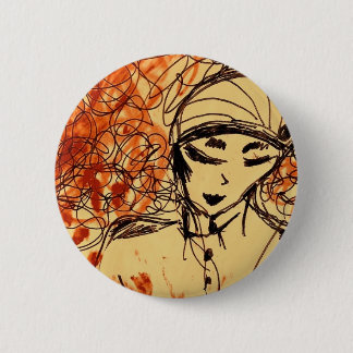 Boton - Rose Drawing 2 Inch Round Button