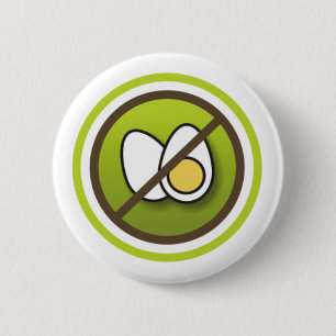 Bóton: Símbolo sem Ovos 2 Inch Round Button
