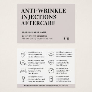 Botox Anti Wrinkle Lux Aftercare