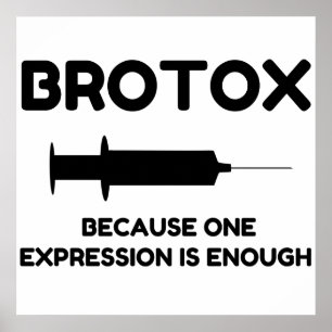 Botox Expression Poster