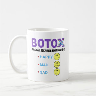 BOTOX facial expression guide Coffee Mug