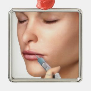 Botox Injections Metal Ornament