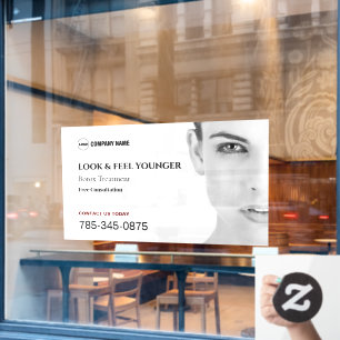 Botox Treatment Service Custom  Window Cling